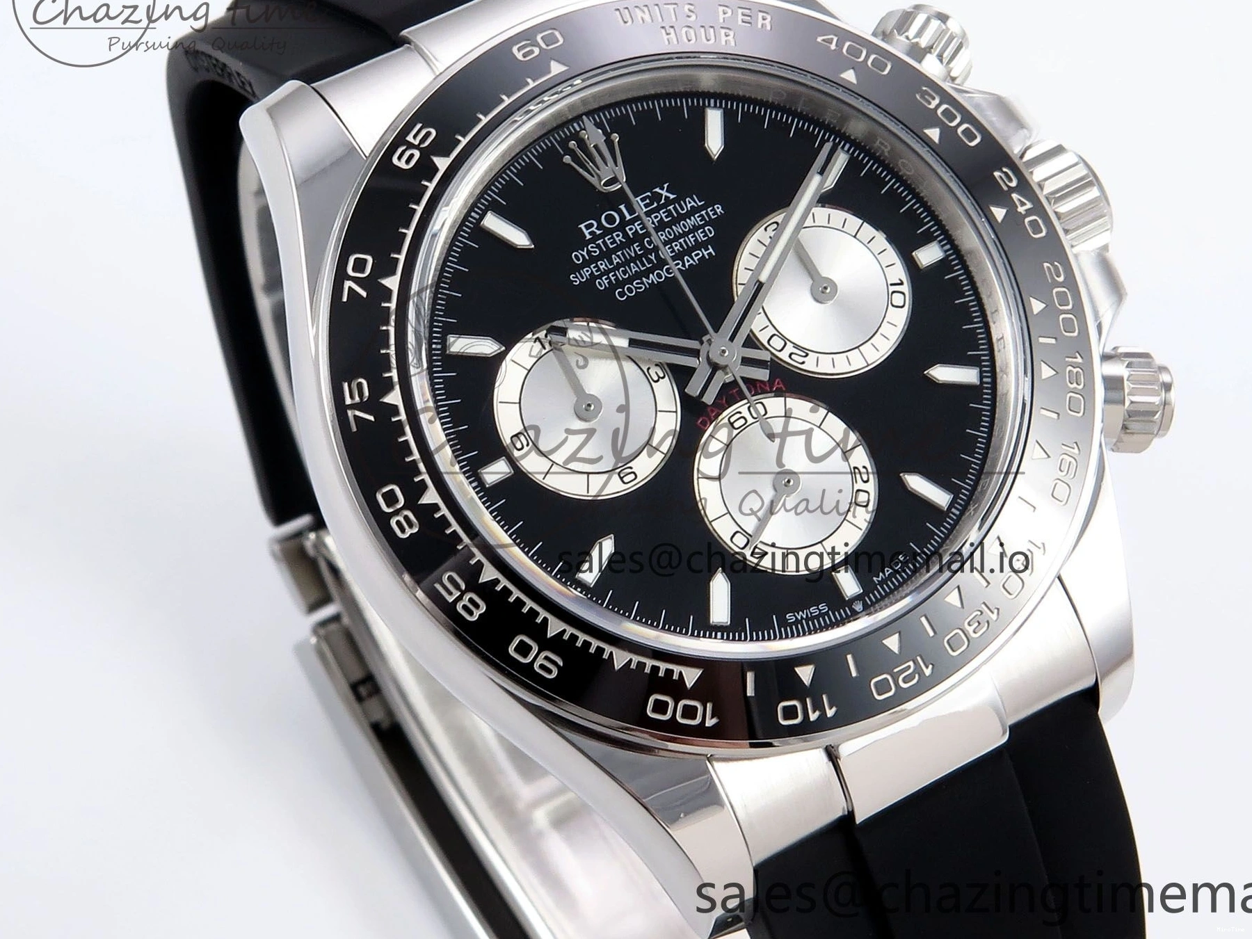 MiroTime 0212 Daytona 126519 LN APSF 1:1 Best Edition Black Dial on Oysterflex Strap SH4131（Gain Weight） StreetReady 1029